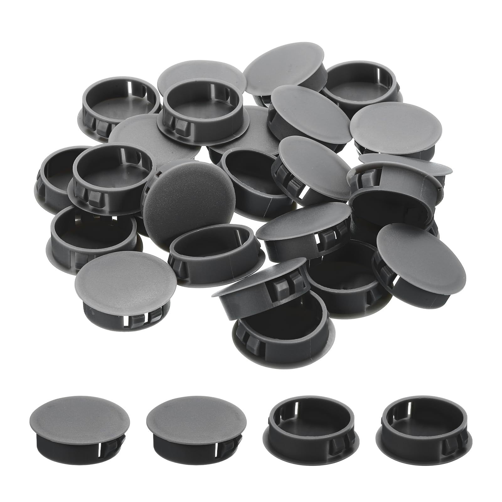 Bouchon de trou en plastique noir 35 mm MECCANIXITY pour une finition haut de gamme