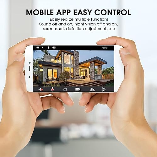 Miniatura 7 de VERBANA Mini cámara de seguridad magnética, cámara de seguridad, mini cámara de seguridad magnética inalámbrica HD de 1080p, cámara de seguridad al