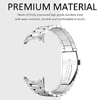 Miimall Fém Óraszíj Google Pixel Watch 1/2/3/4 41mm Kompatibilis Rozsdamentes Acél Dupla Csatos Állítható Szíj Ezüst 3