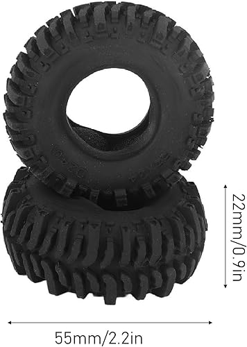 Miniatura 3 de Juego de 4 neumáticos RC Crawler para neumáticos AXIAL 124 SCX24 RC Crawler Scx24