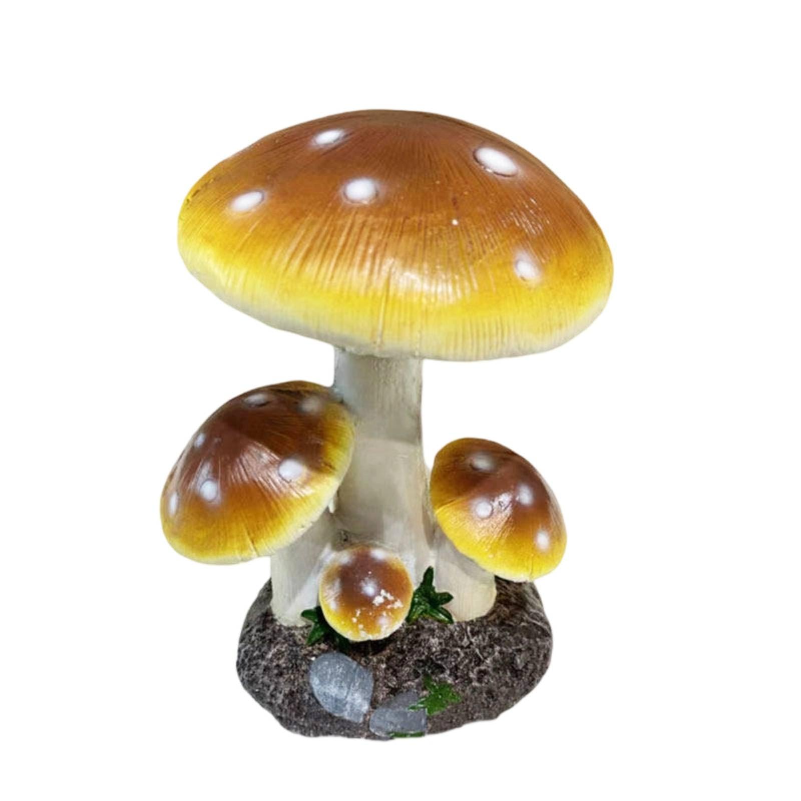Pilz Outdoor Pilzfigur Stabil Pilzfigur für Hobbygärtner, Garten, Terrasse, Vorgarten, 40 cm
