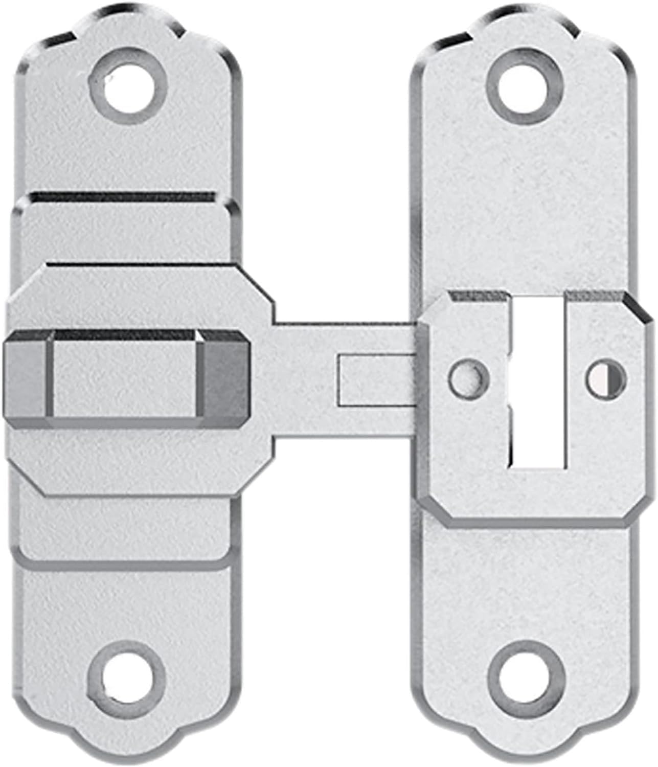 Gate Hardware,Sliding Door Lock,Door Lock,Gate Bolt Stainless,Slide Bolt,Door Latch, 180 Degree Stainless Steel Latch, Right Angle Curved Door, for Bedroom and Kitchen, Door Latch Lock