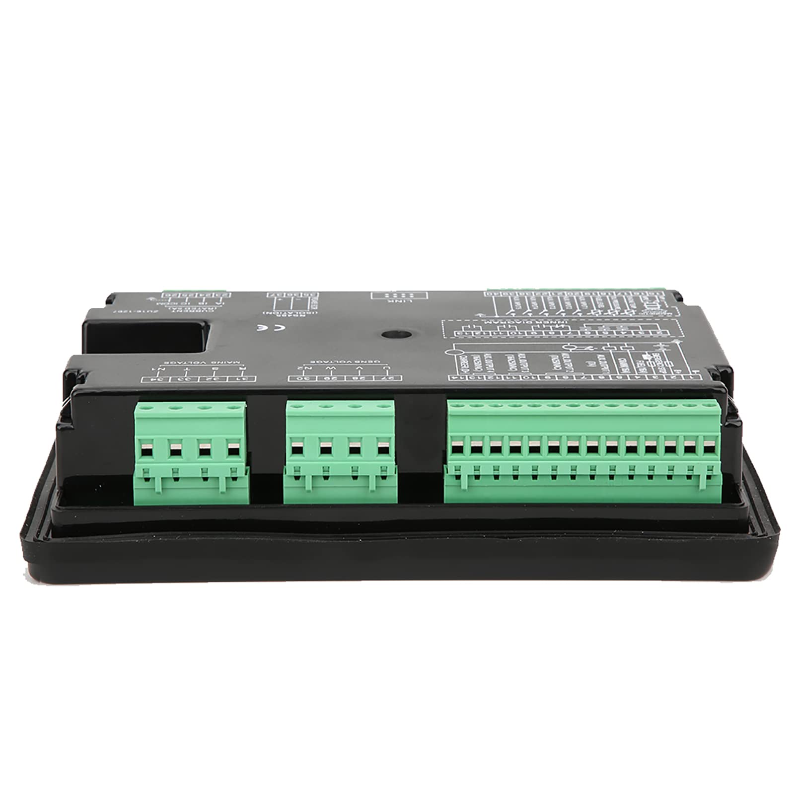 Fafeicy Controlador de Grupo Electrógeno HQM6120U Detección de Protección de Parada de Arranque Automático 0.5V-70V con Pantalla LCD para Sistemas Trifásicos de 4 Cables