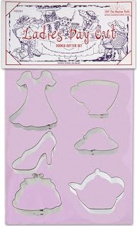Ladies Day Out Cookie Cutter 6 Pc Set – Purse, Teapot, Teacup, Hat, Sh...