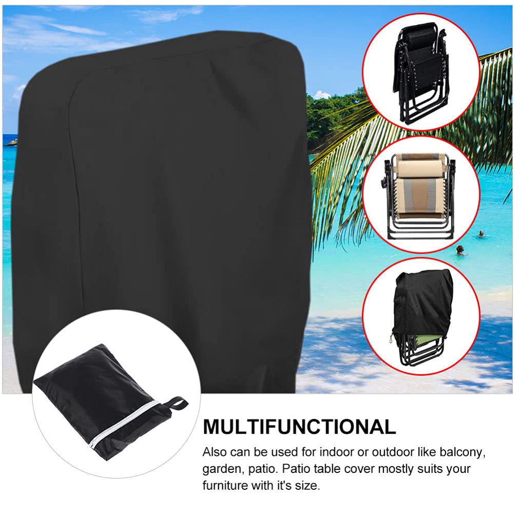 Holibanna Folding Chair Dust Cover Foldable Chair Lawn Chair Covers Chair Covers for Outdoor Furniture Folding Outdoor Chair Desktop Protective Guard Desk Chair Rain Cover Shield