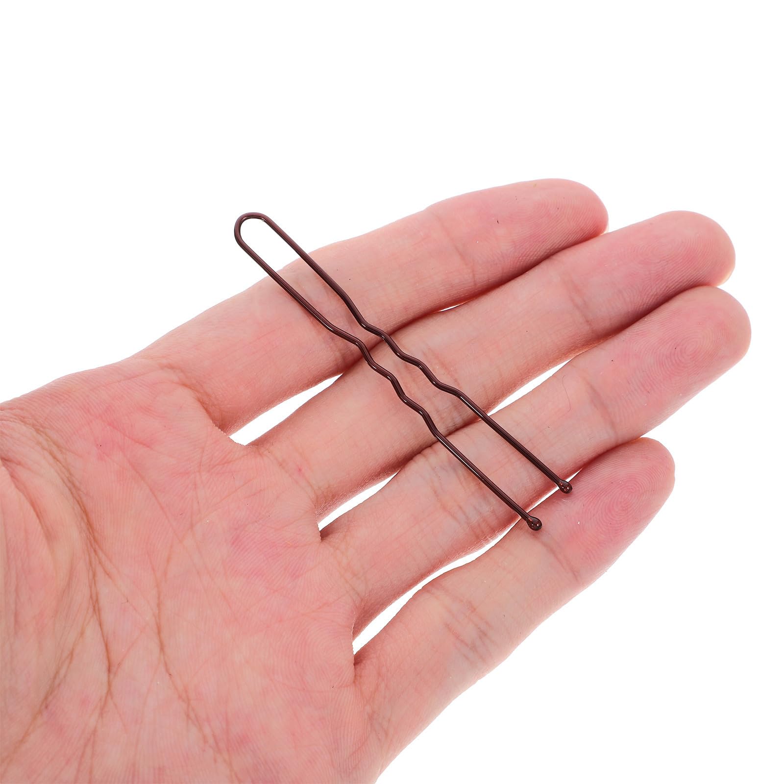 600 Stück U-förmige Metall-Haarnadeln für Dutts – elegante französische Haargabeln mit Aufbewahrungsbox – kleine Kopfbedeckungen für Damen für Hochzeitsfeiern und Haarstyling