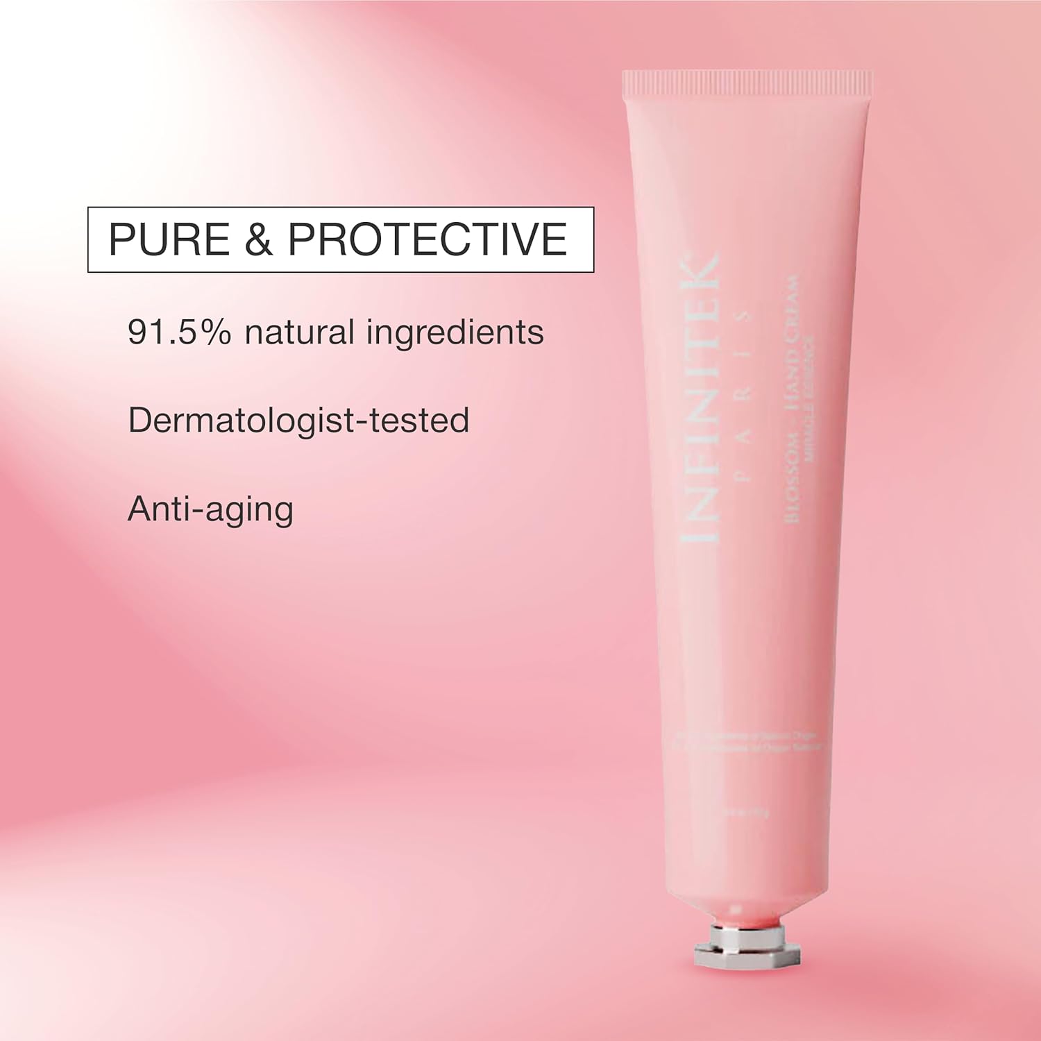 Infinitek Paris | Blossom Hand Cream - Moisturizing Cream for Dry Hands | Galentine’s Gifts & Valentine’s Day Gifts for Women | Anti Aging Hand Cream for Women | 70 g / 2.4 fl oz - Image 8