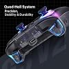 Machenike G3V2 controlador Bluetooth, joysticks de efecto Hall, controlador de gaming con iluminación RGB, 2 botones programables, batería de 1000mAh, negro 5
