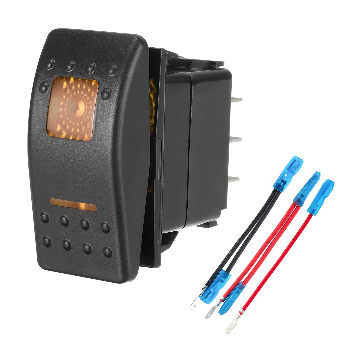 12V/24V Kippschalter Mit LED - Wasserdichter Wippschalter Für Auto & Boot