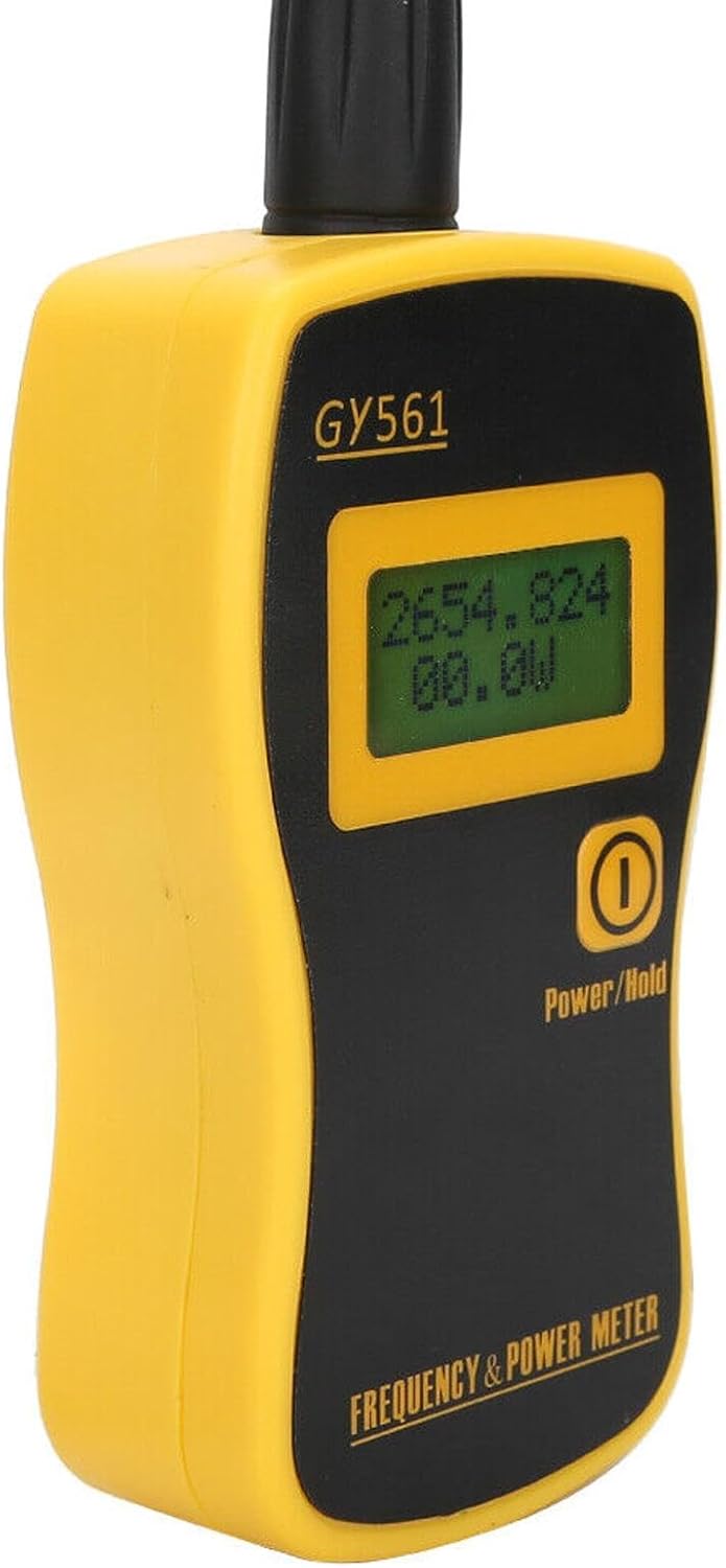 DAGIJIRD ABS Frequency Counter Measuring Device 1Mhz-2400Mhz Handheld RF Digital Power Meter for 2‑Way Radio