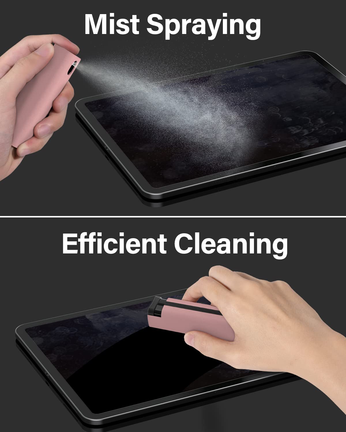 Cell Phone Screen Magnifiers 2-in-1 10ml Phone Screen Cleaner Spray ...