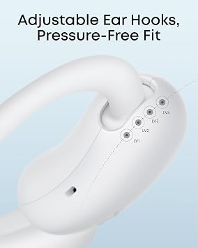 Soundcore AeroFit 2 by Anker Open Ear Earbuds, Open Ear Headphones, Earbuds