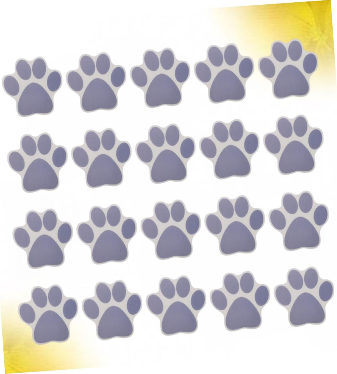 ABOOFAN 20pcs Non Slip Tub Stickers for Bathrooms Bathtub Decals Cartoon Dog Footprints Slip Bathroom Stickers for Home Dorm Grey