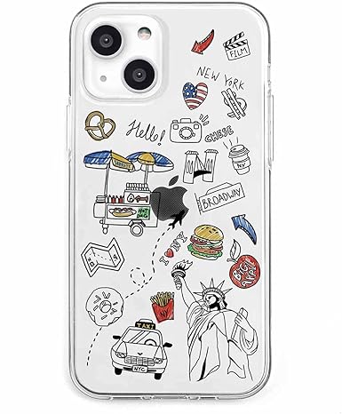 Amazon Dparks Iphone 13 ケース ソフト クリア 透明 ディーパークス ランドマーク アメリカ ニューヨーク Tpu 密着痕防止 Qi ワイヤレス充電 I Love Newyork Dsi13 国内正規品 Dparks 家電 カメラ