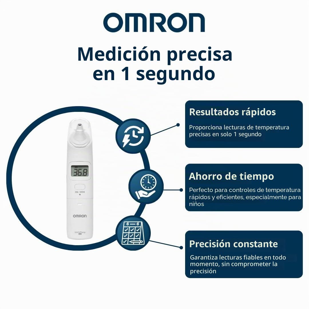 OMRON GentleTemp 520 Termómetro digital de oído