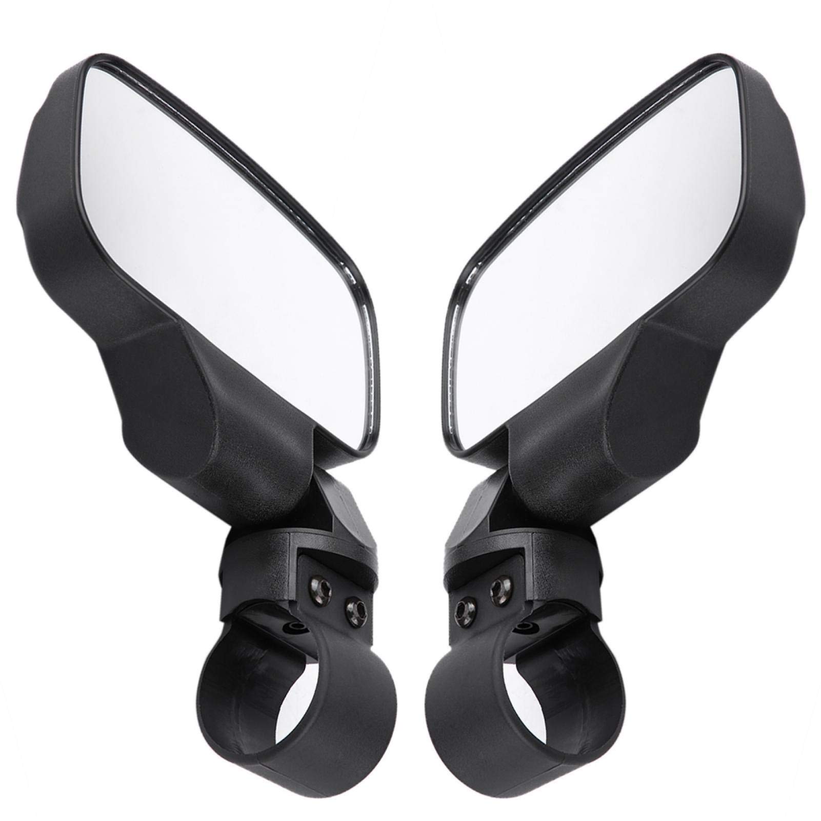 Akozon Rétroviseurs Extérieurs avec Pince 1.75"/2", 1 paire de rétroviseurs latéraux de moto rétroviseur de moto très clair pour UTV