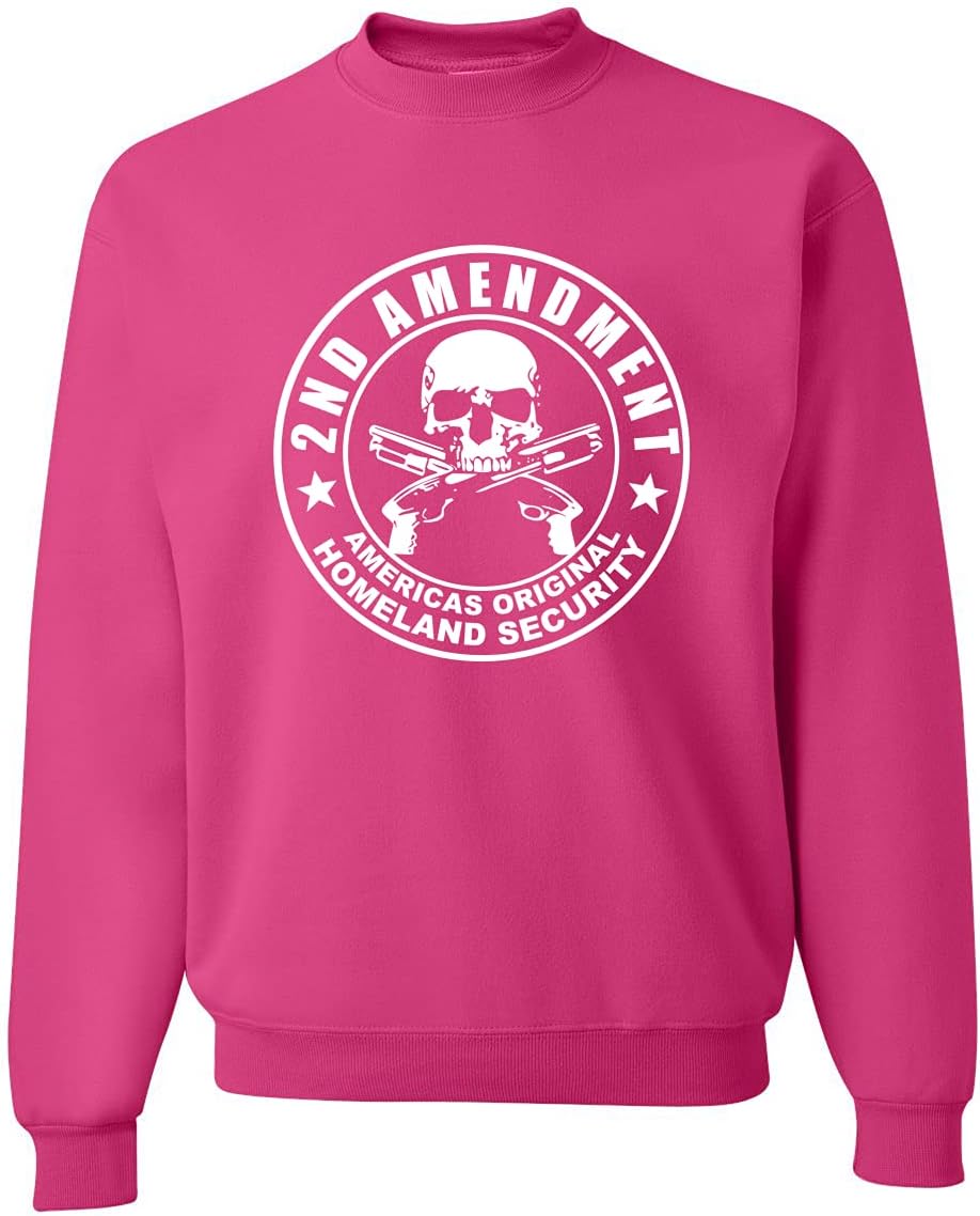 Wild Bobby Pro 2nd Amendment Original Homeland Security Americana/American Pride Unisex Crewneck Graphic Sweatshirt