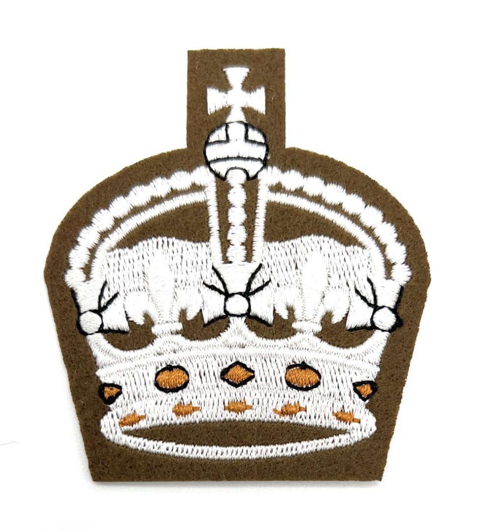 Uniform Store London Unisex Multicolour Badge Kings Ciiir Crown Future Army Dress Class 2 Crown Fad Wo2 Crown 57Mm