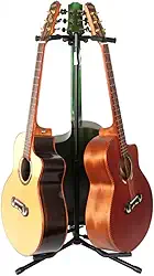 Suporte Estante Tripé para 3 Instrumentos Bertô – Violão, Guitarra e Baixo – Estrutura Reforçada em Metal com Espuma Protetora – Suporte Musical Dobrável para Igreja, Estúdio e Palco
