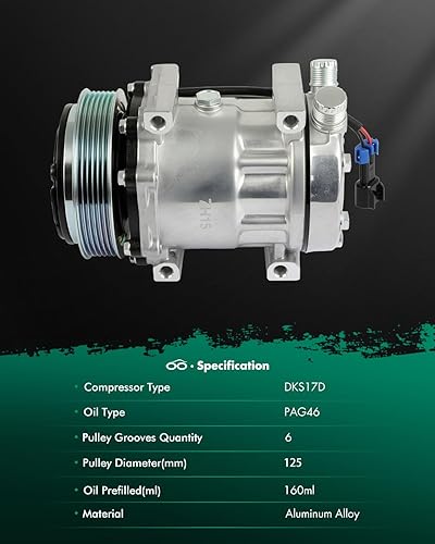 Miniatura 1618 de SCITOO CO 10739C - Compresor de CA compatible con Honda Element 2.4L 2003 2004 2005 2006 2007 2008 2009 2010 2011