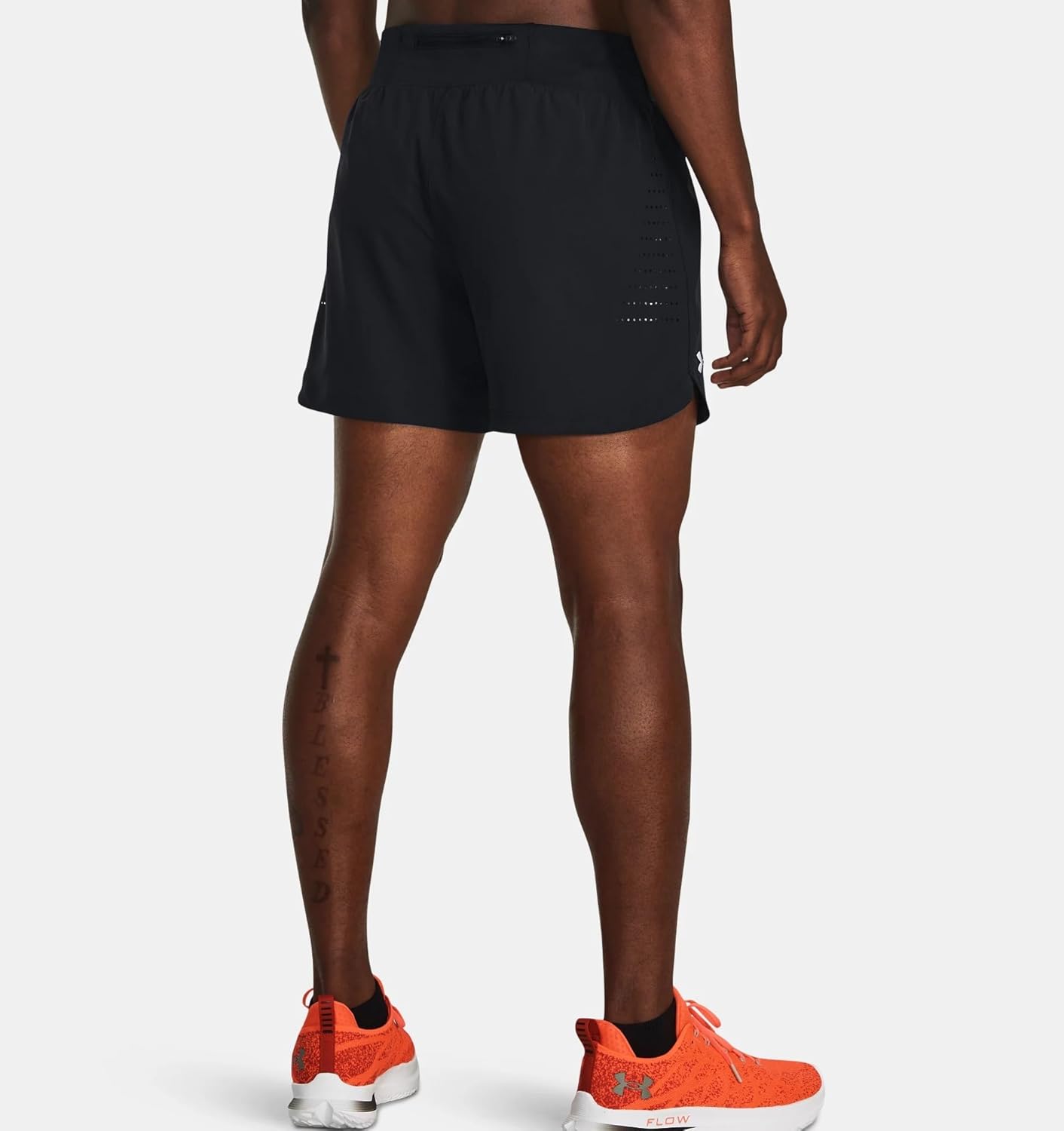 Under Armour Men's UA Speedpocket 5'' Shorts 1377485 (US, Alpha, XX-Large, Regular, Regular, Black/Reflective - 001)