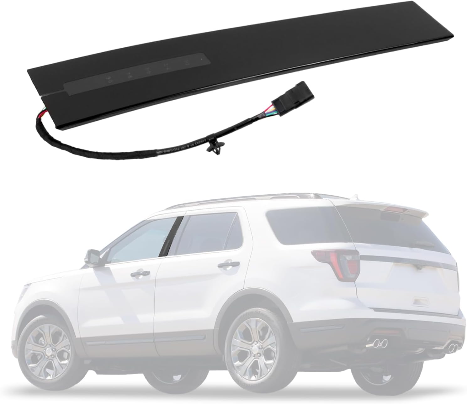 B Pillar Trim Door Driver Side with Keyless Entry Keypad Compatible with 2011-2019 Explorer Replace DB5Z-7820555-AB DB5Z-7820555-AC