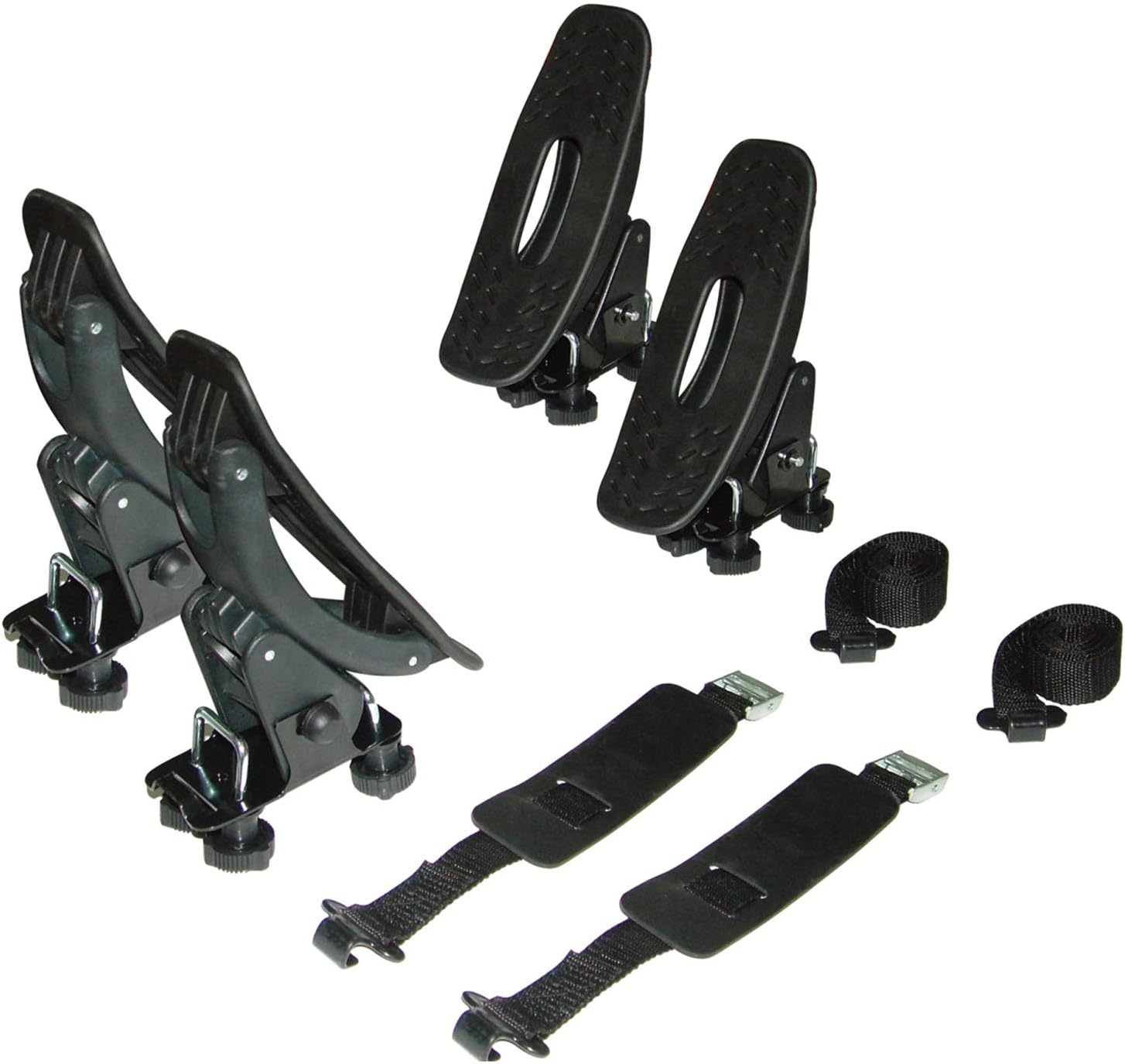 Amazon HANSCOSTAR ユニバーサル1セット/4 JBa ルーフラック クロスバー 取り付けサドル カヤック ボート カヌー