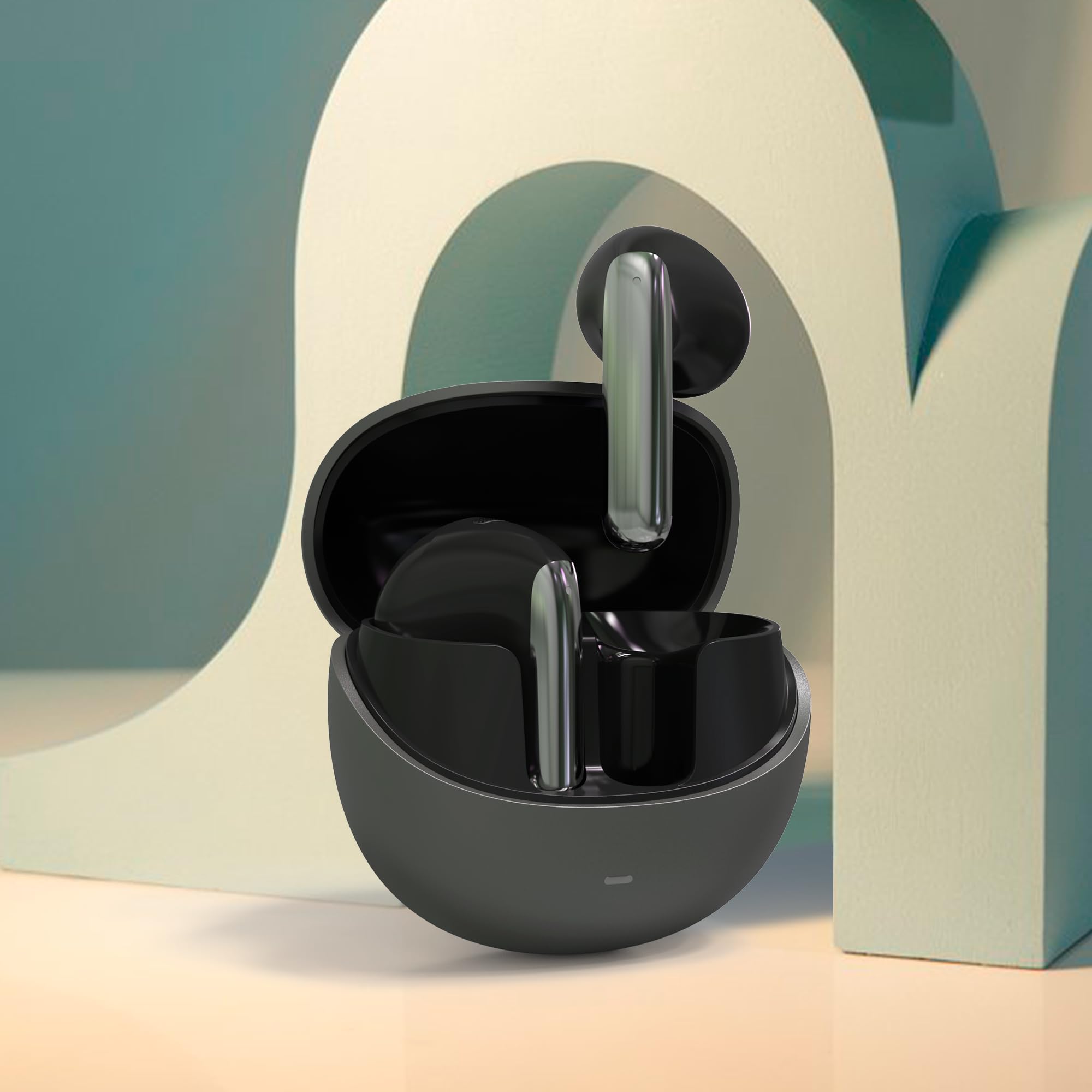 Vieta Pro Auriculares Bluetooth 5.4 con cancelación de Ruido Activa | Cascos inalambricos TWS In-Ear con Micro y Noise Cancelling, Hi-Res Audio, Modo Gaming, 34h Autonomía, USB-C | Peace