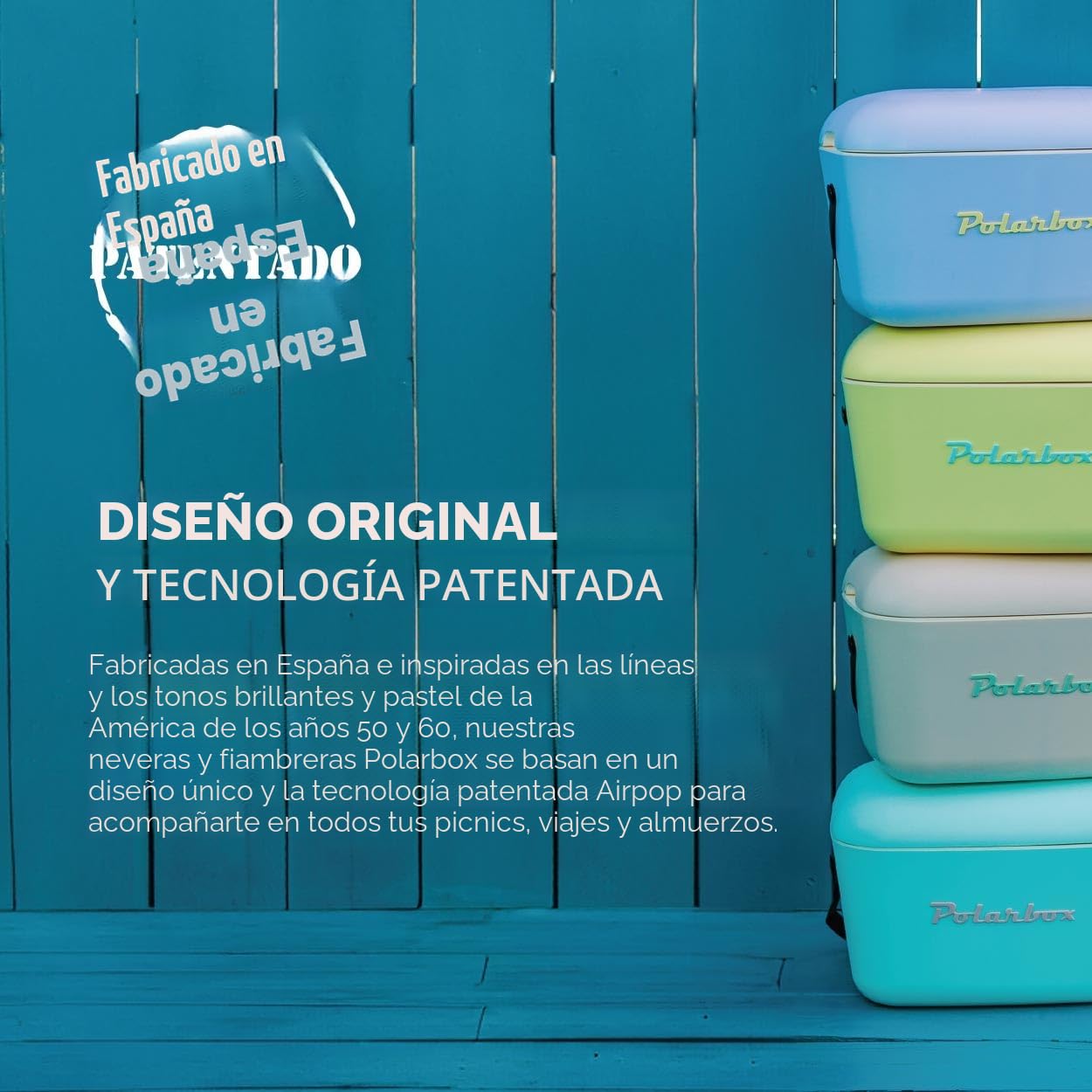 Polarbox Nevera CoolerBag 20L Verde Lima - Pop con Asa Malva