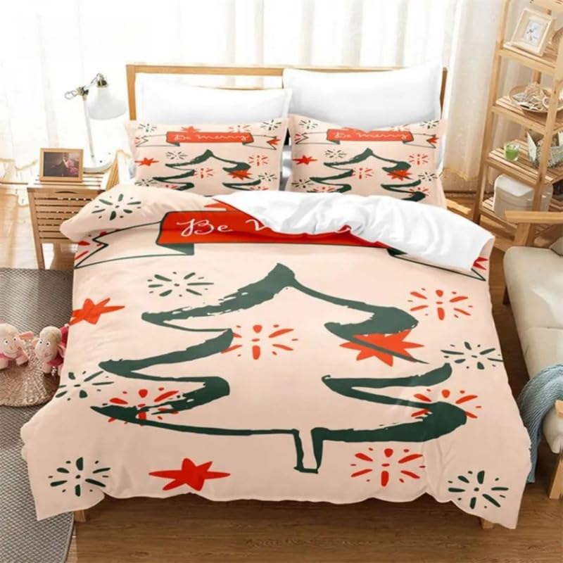 Housse de couette arbre beige 220x240 pour créer une ambiance cocooning dans votre chambre d'adulte