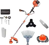 Roçadeira Profissional 65CC, 2 Tempos, 3HP, Gasolina, Kit de Acessórios Completos, Manutenção Rápida, Uso Contínuo, Profissional e Doméstico, Qualidade e Segurança, Roçadeiras a Gasolina