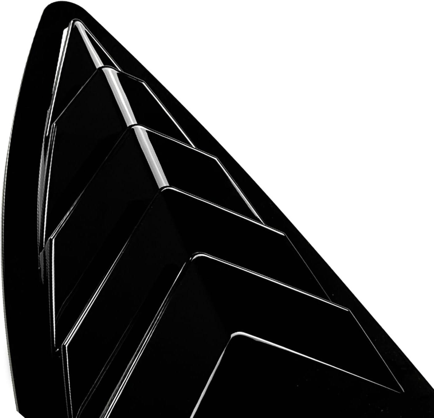 Rear Side Window Louver Trim For Toyota GT86 Subaru BRZ 2013-2020 Black