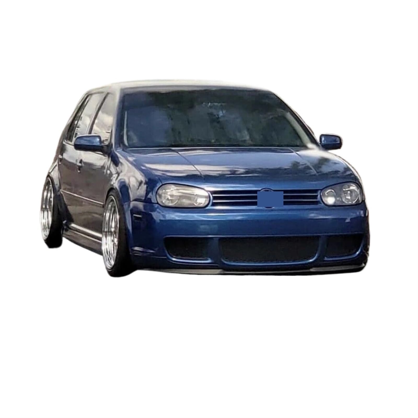Alerón Delantero para Golf 4 R32 para Golf4 IV para Cupra R Spoiler Delantero Borde DE Parachoques Euro Spoiler Lip Kit De Carrocería Universal De 3 Piezas ﻿ ﻿ Coche AleróN Delantero(Matte Black)