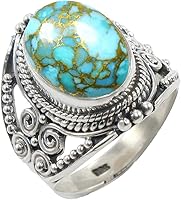 Vista 19 de Anillo de Plata Esterlina 925 para Mujeres con Piedra Preciosa Natural, Anillo de Compromiso de Plata Esterlina, Piedra Natal de Junio con Engaste