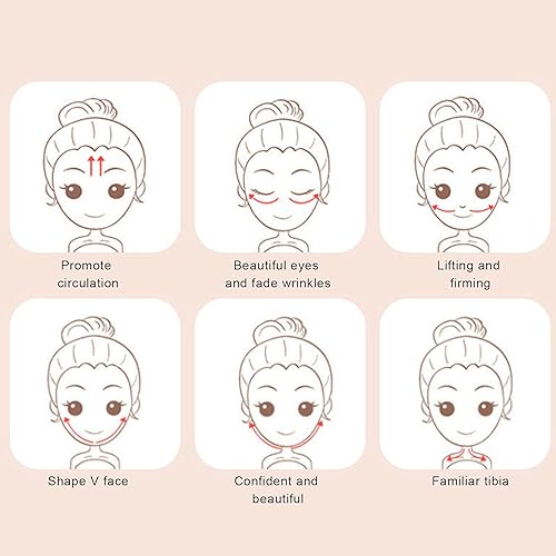 Miniatura 5 de Herramientas faciales Gua Sha, herramienta de masaje Gua Sha de piedra de jade para masaje de piel facial y corporal para reducir la hinchazón y