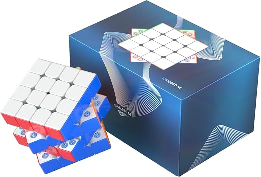 Bukefuno GAN 460M V2 4x4 Dual Magnetic UV Coated Stickerless Speedy Cube