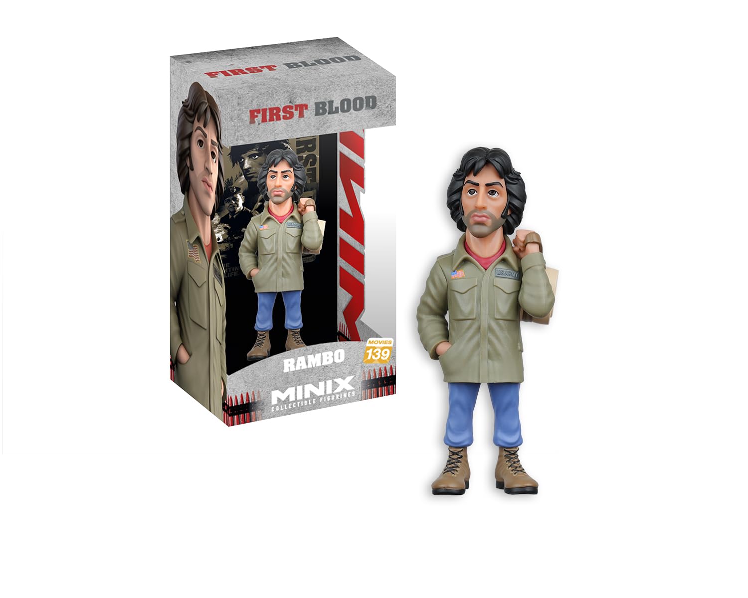 MINIX Rambo First Blood Part I Model โ Collectible Action 12cm Figure Movie Icon Range for Fans โ image 1