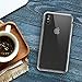SWEES Shockproof Case Compatible iPhone X, Shockproof TPU Bumper Protective Transparent Clear Hard Back Case, HD Clear