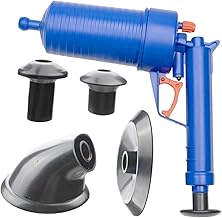 Hohopeti 1 Conjunto De Ferramentas De Encanamento De Drenagem De Tubo Êmbolo De Ar Abs Êmbolo De Vaso Sanitário Êmbolo De Drenagem De Ar Resistente Êmbolo De Vaso Sanitário Êmbolo