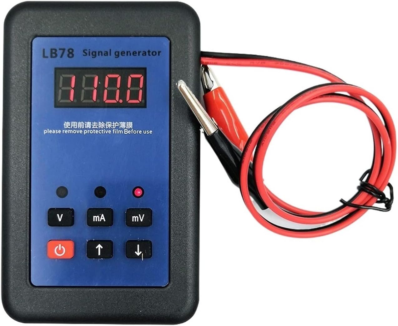 Current Signal Generator Precision Analog 0-5V 0-10V 4-20mA Signal Generator Adjustable Voltage Current Simulator LB78 Calibrator with Battery Inside
