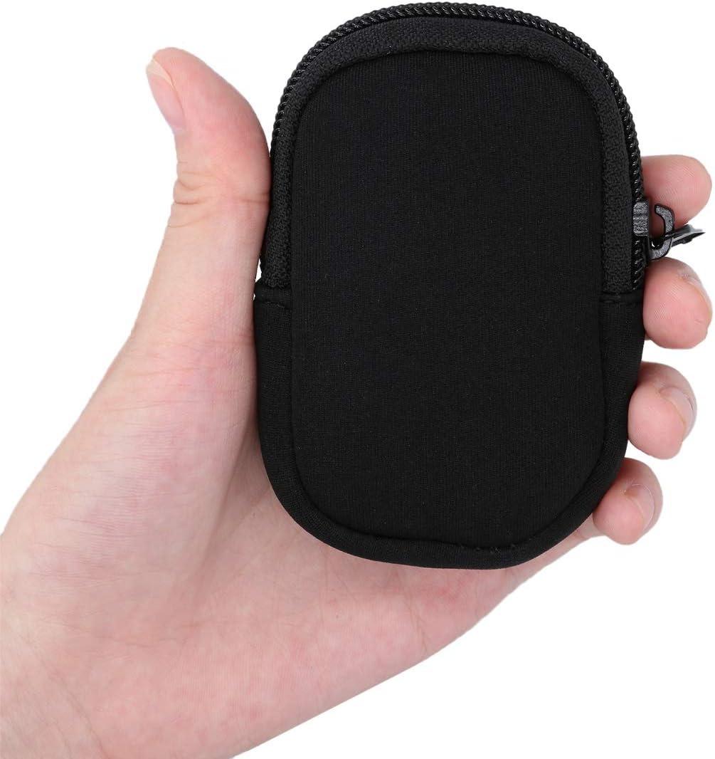 kwmobile case compatible with bryton rider 410450 aero 60 protective zippered pouch holder for bike gps black