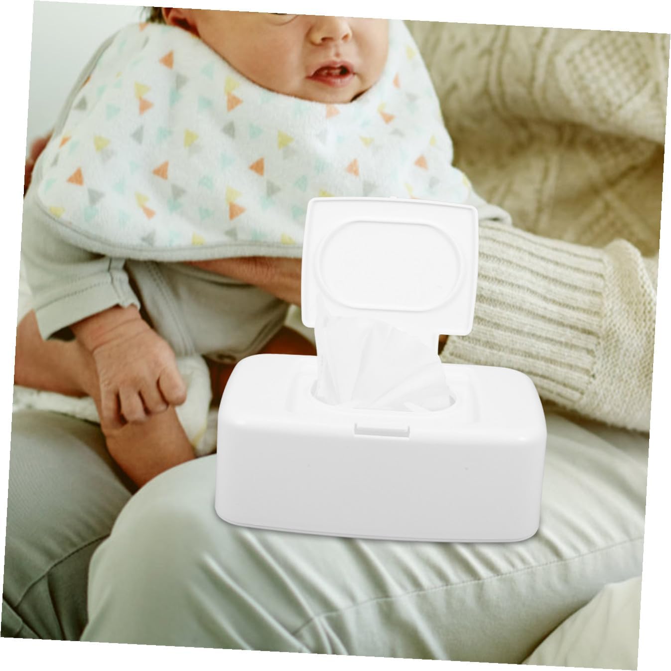 BESTOYARD 3pcs Wipes Dispenser Holder Refillable Wipe Container Cover Compact Design for Diaper Bags and Strollers