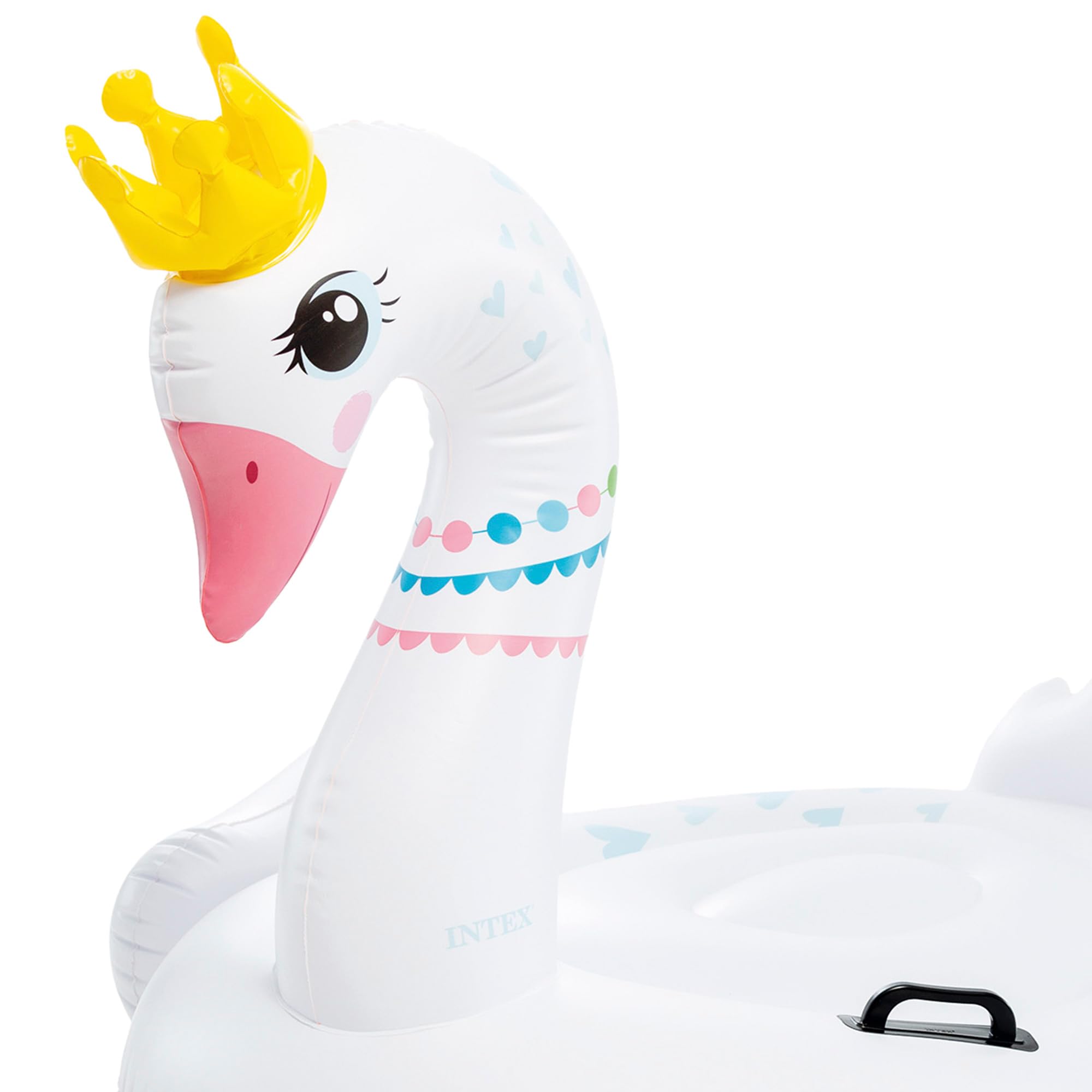 Intex Majestic Swan Ride-On, aufgeblasen, Größe: 1.42m x 1.37m x 99cm (57562NP)