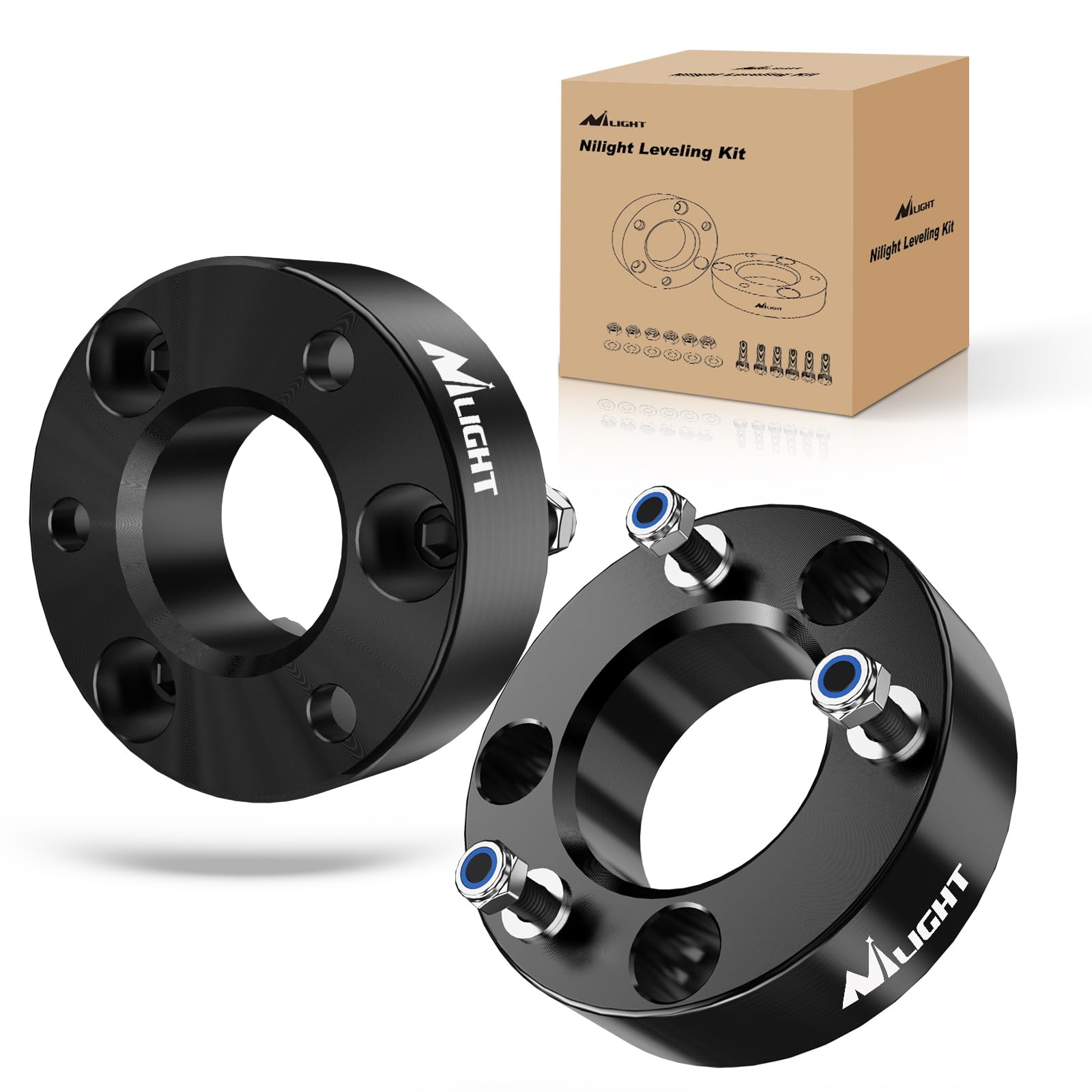 Nilight 2.5" Front Leveling Kit for Ford F-150 2004-2026 2WD/4WD | Strut Spacers for Ford Expedition 2003-2018 &amp; Lincoln Mark LT 2005-2008, Reduce Front Rake for Towing and Hauling