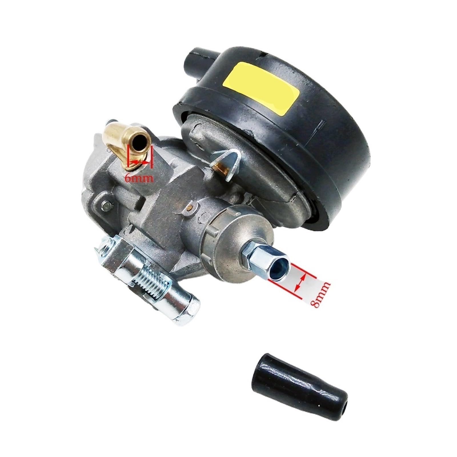 carburador Reemplazo de carburador 2 tiempos para motor 49cc 50cc 60cc 66cc 80cc bicicleta motorizada motocicleta accesorios bolsillo Carb
