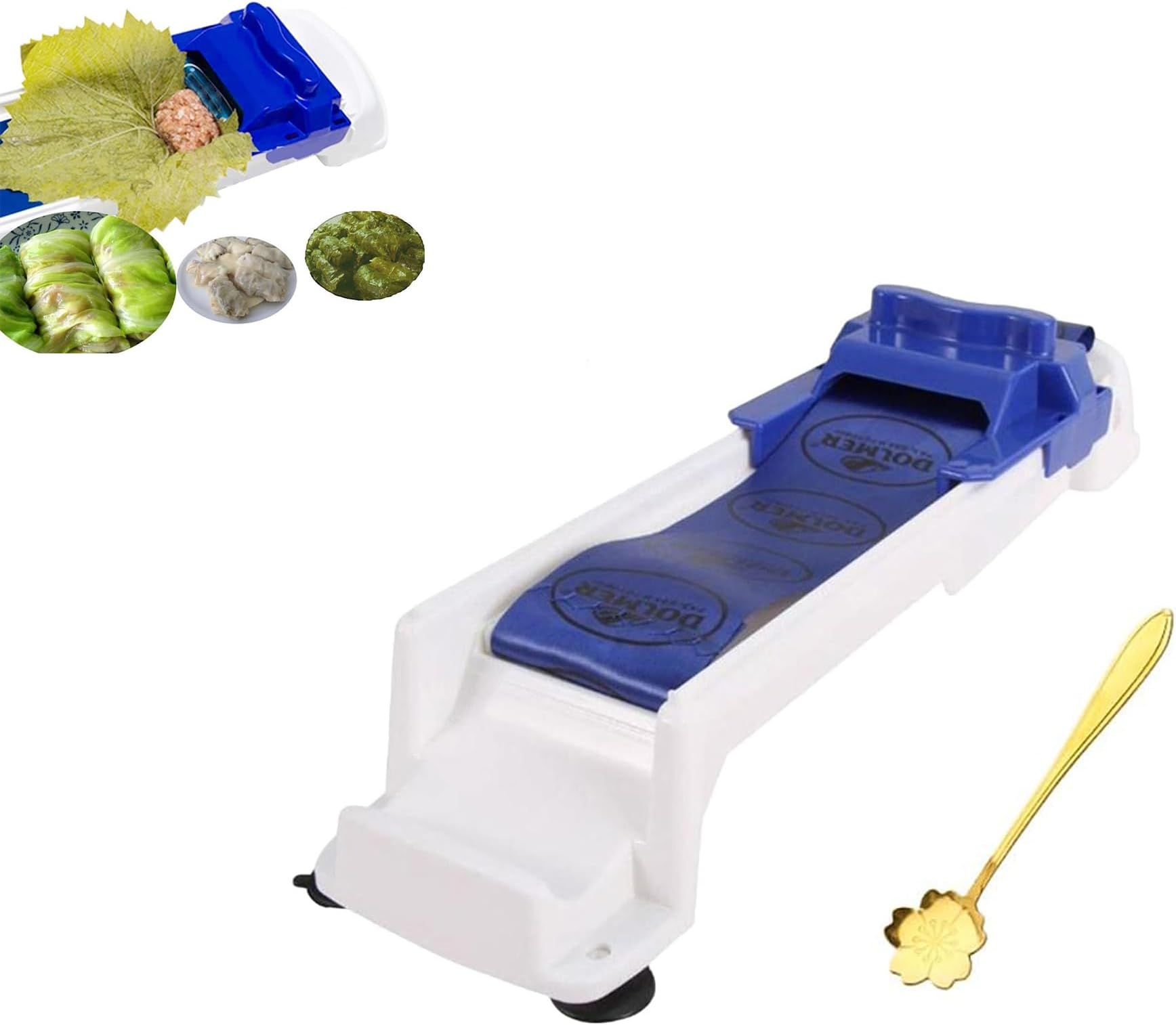 Grape Leaf Roller Machine, Rolling Machine, Vegetable Meat Rolling Tool for Beginners and Children Stuffed Grape & Cabbage Leaves
