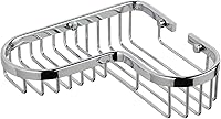 Vista 1 de Shower Caddy Basket,Corner Shower Shelf Soap Holder,Brass Wire Basket for Inside Shower Wall Storage Bathroom Organizer in Polished Chrome cromado
