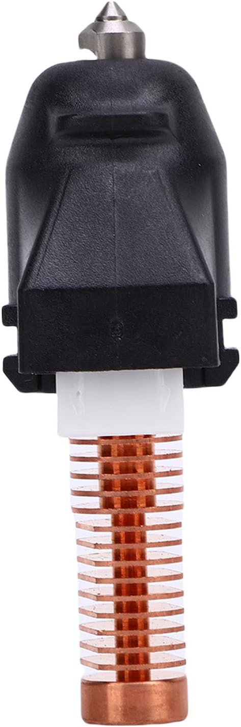 ViaGasaFamido 0.6mm 3D Printer Nozzles Replacement Pro Nozzle Quick Replacement System with Copper Alloy Construction for Pro 3D Printers