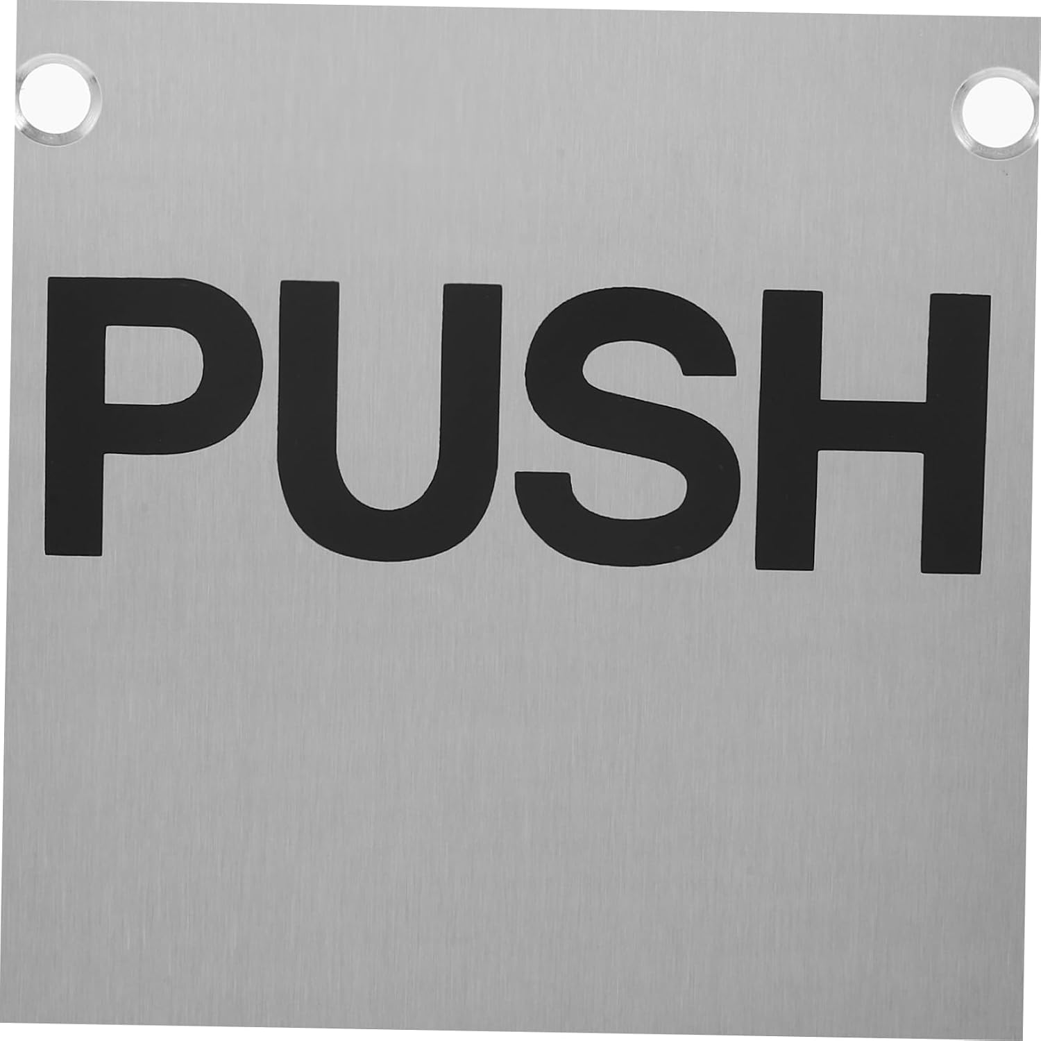 NUOBESTY Stainless Steel Door Push Plate Durable Material Easy Installation for Interior Doors Protects Against Wear Sleek Design for Modern Spaces