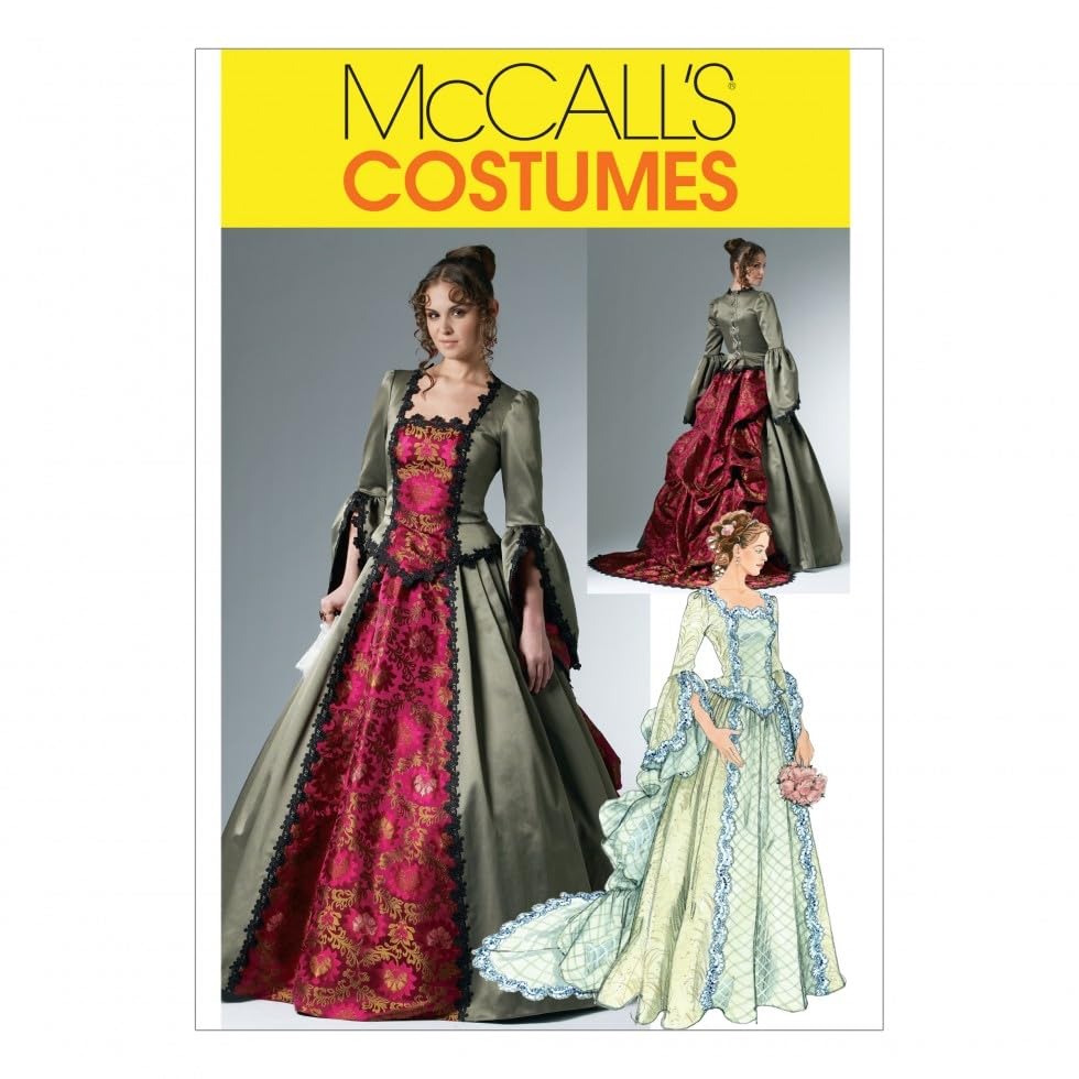 McCall 's Schnittmuster 6097 Damen Historisches Kostüm Größen: 6–44–12
